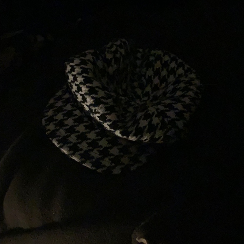 It’s a black and white hat